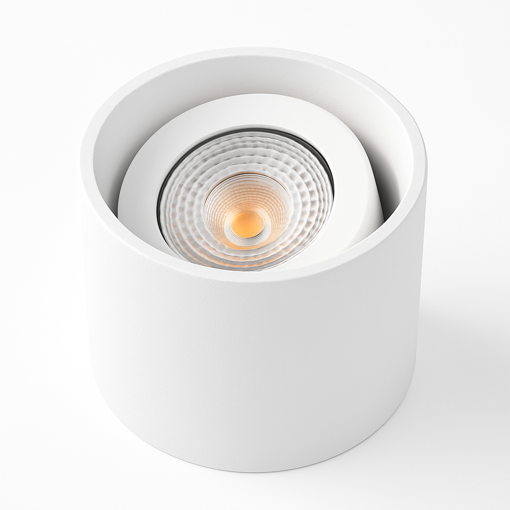 Spot Downlights LED anti-éblouissants montés en Surface 7W9W12W15W20W24W Epistar puce COB Angle réglable - vue 5 sur 6
