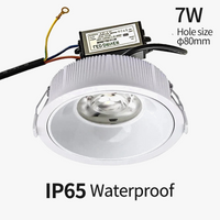 spot encastrable étanche avec éclairage led intégré anti-buée