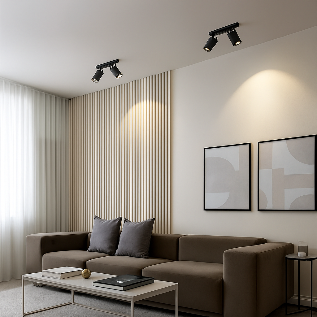 spot led cob rotatif pour décoration intérieure créative - vue 4 sur 11