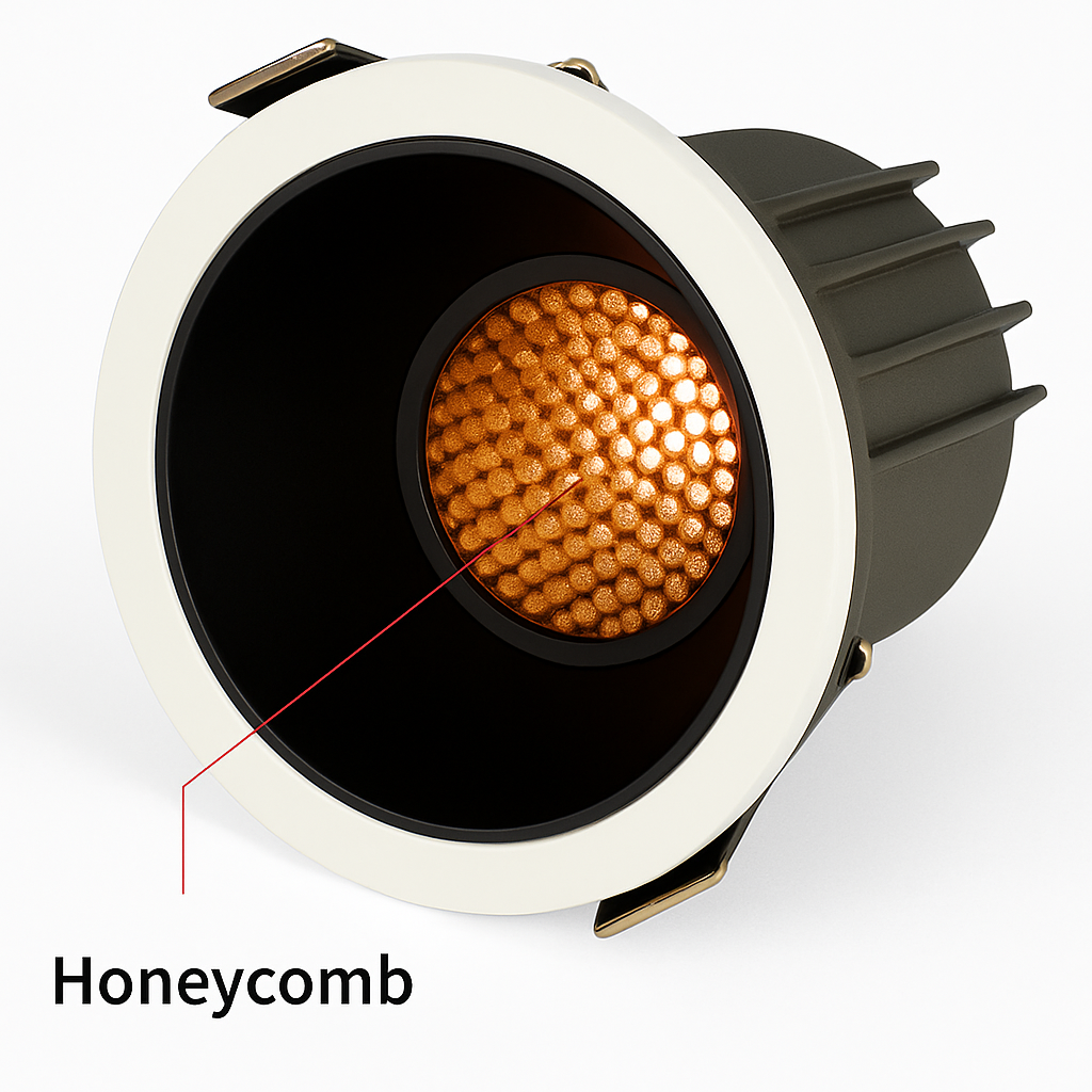 spot led encastrable étanche antireflet pour intérieur et extérieur - vue 6 sur 10