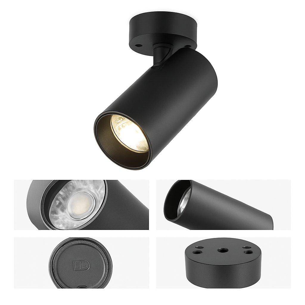 spot led plafonnier intérieur montage en surface design moderne