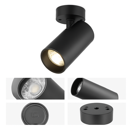 spot led plafonnier intérieur montage en surface design moderne