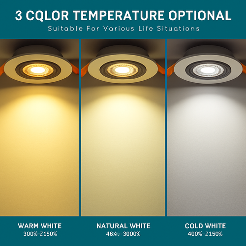 Spot lumineux LED encastrable au plafond