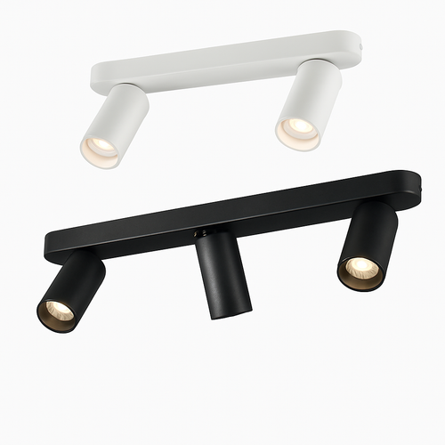 Spot moderne LED rond avec plusieurs cylindres Surface