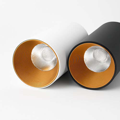 Spot moderne LED rond en aluminium