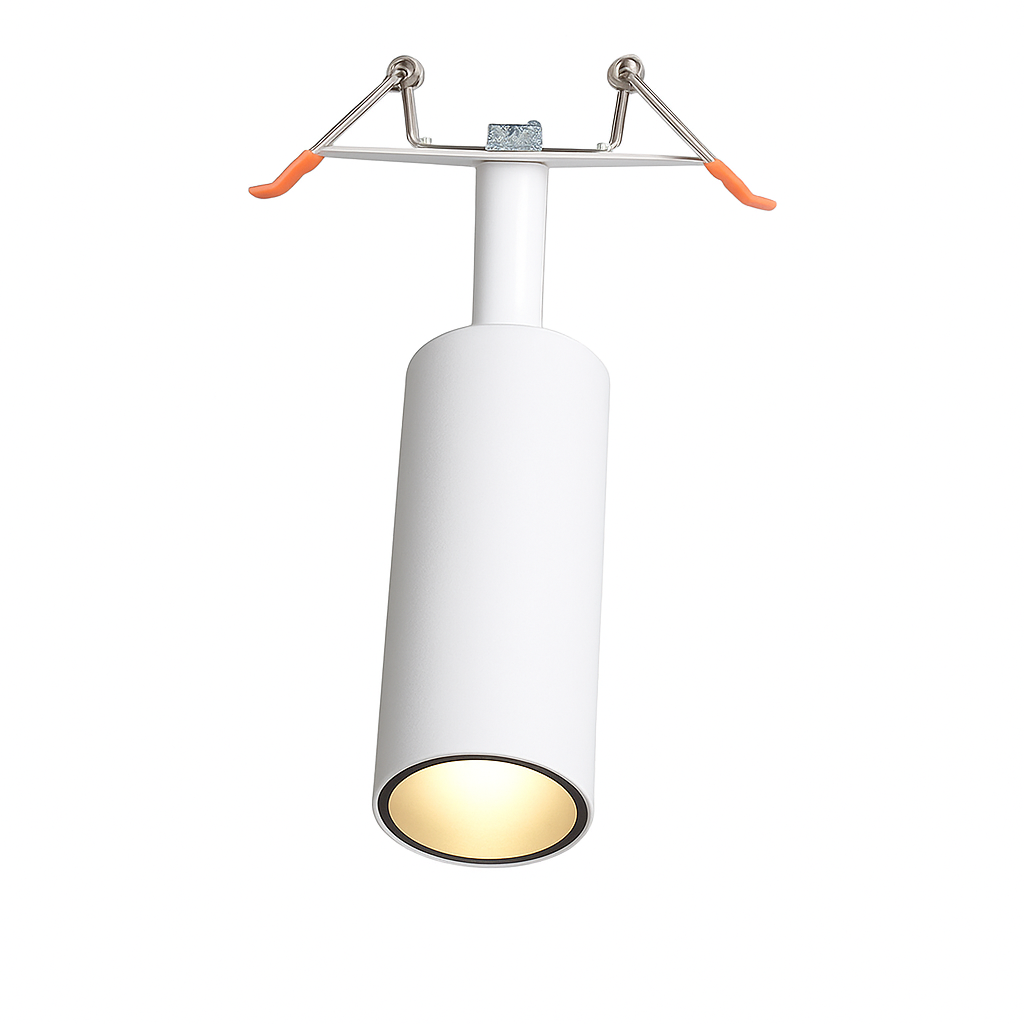 Spot plafond à LED tube directionnel blanc ou noir - vue 5 sur 14