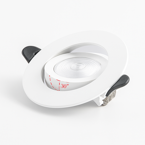 Spot rond COB Led Downlights haut de gamme encastré pour intérieur résidentiel maison