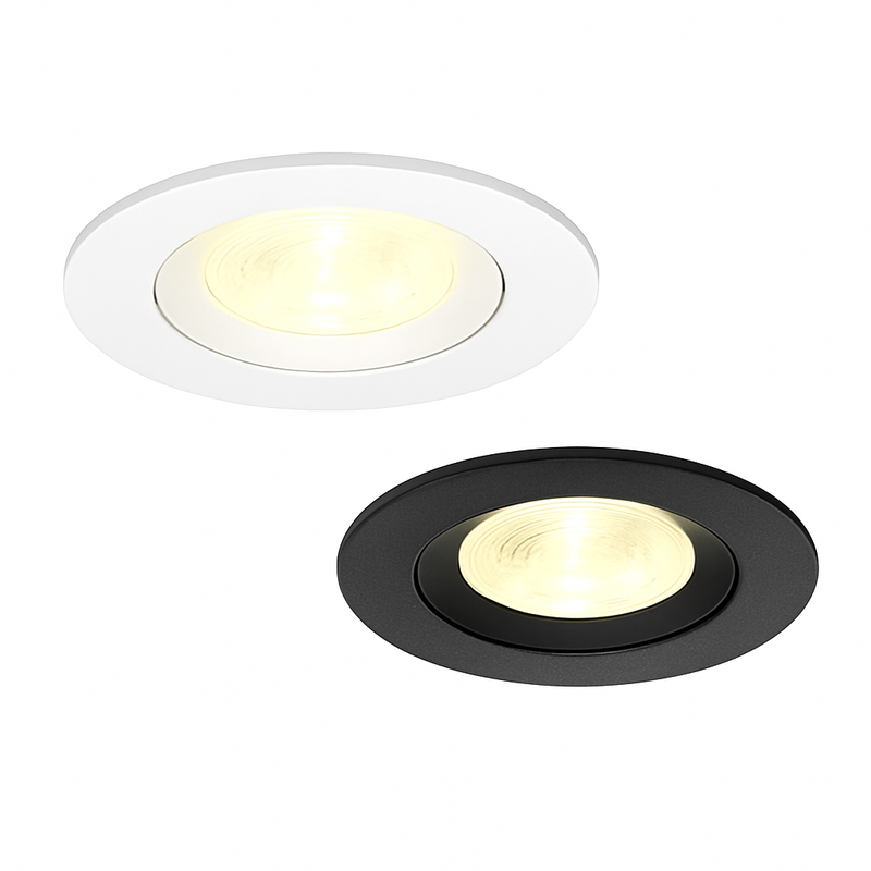Spot rond COB Led Downlights haut de gamme encastré pour intérieur résidentiel maison