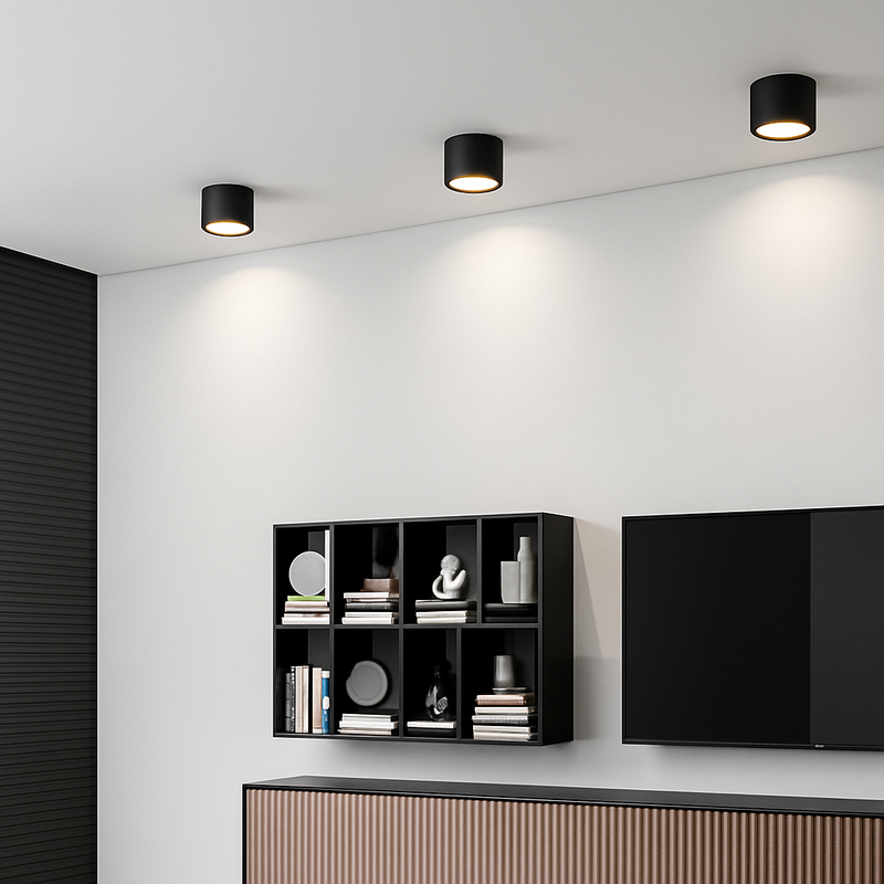 spot rond monté en Surface nordique Led petit projecteur couloir entrée lumière allée lumière éclairage intérieur