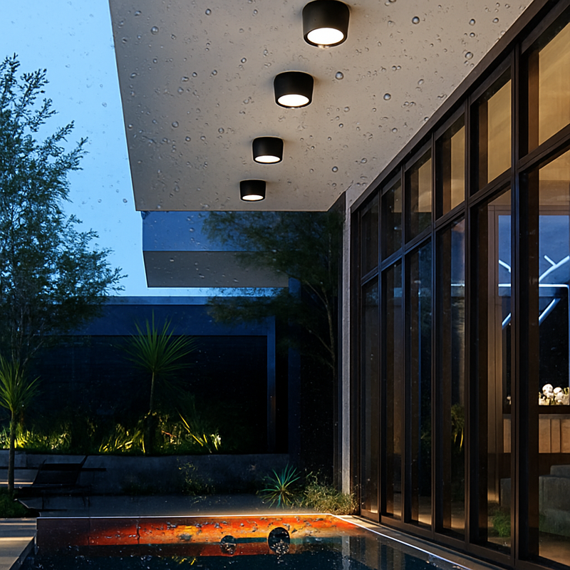 spot étanche pour espaces extérieurs et humidité