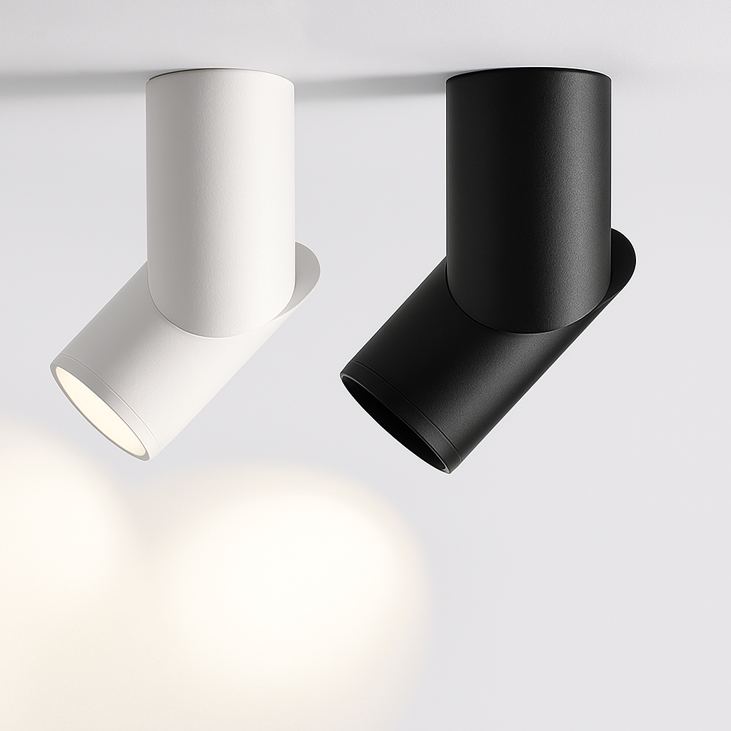 spots led rotatifs à intensité variable pour éclairage intérieur - vue 4 sur 10