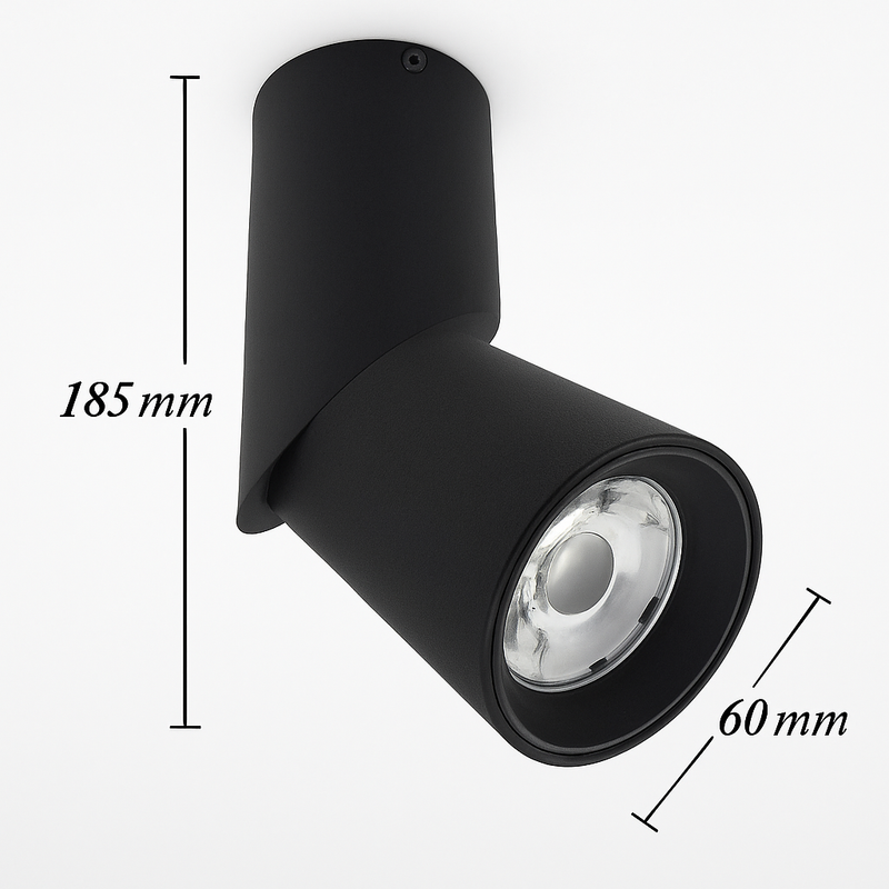 spots led rotatifs à intensité variable pour éclairage intérieur