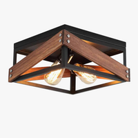 Style américain plafonnier Vintage créatif 	 salon couloir lumière étude salle à manger chambre cuisine plafonnier