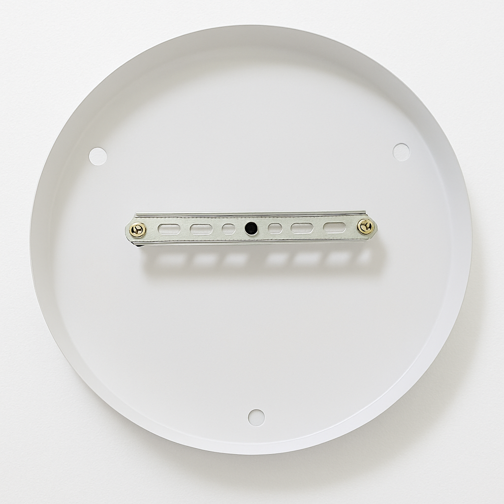 Support socle rond suspension jusqu'à 5 trous (noir ou blanc) - vue 5 sur 9