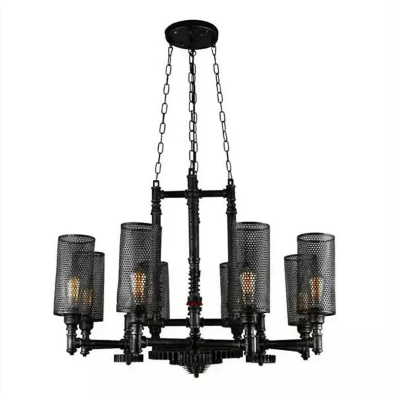 Suspension artistique en fer de Style industriel Vintage