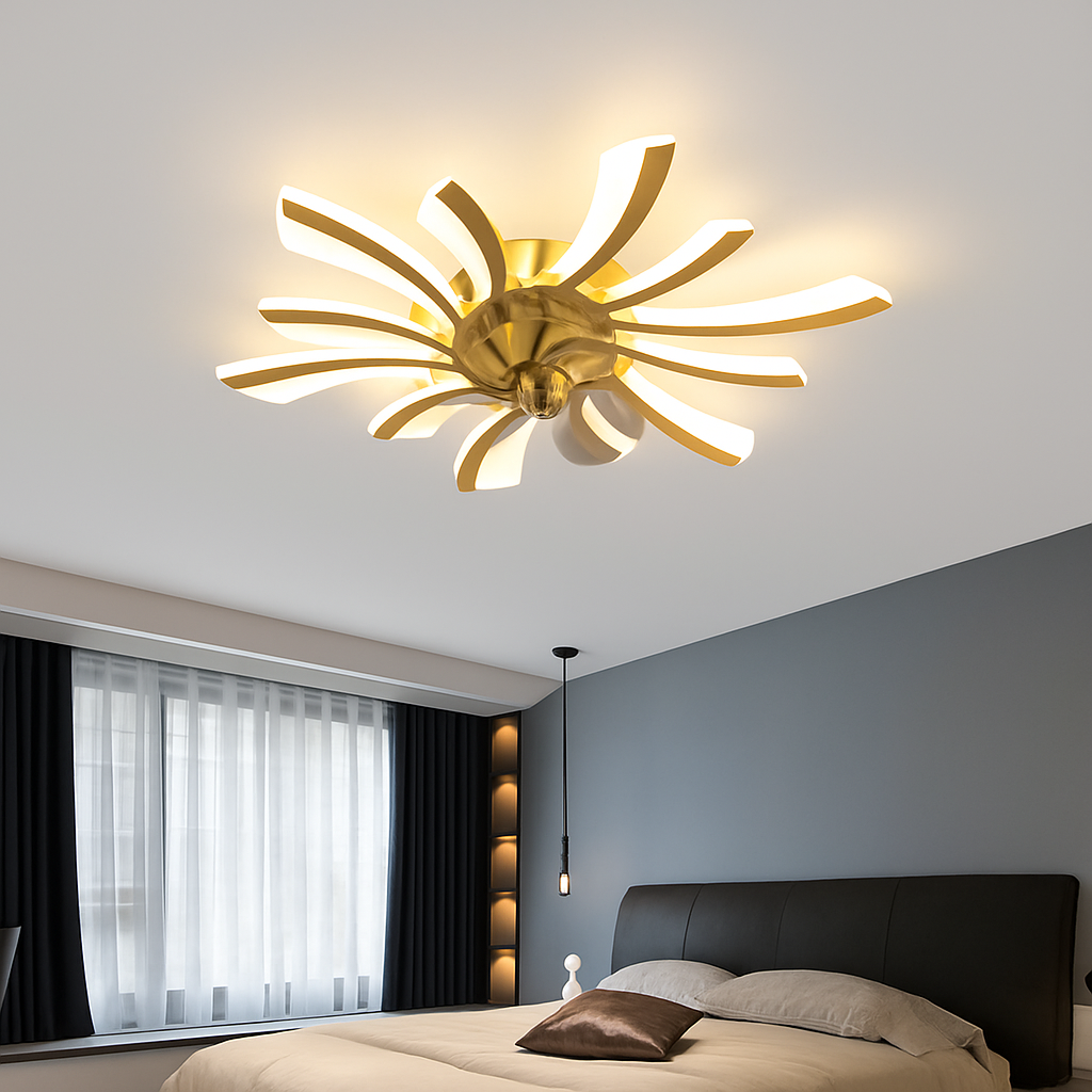 Pendelleuchte mit Fernbedienung für moderne Beleuchtung zu Hause - vue 3 sur 18