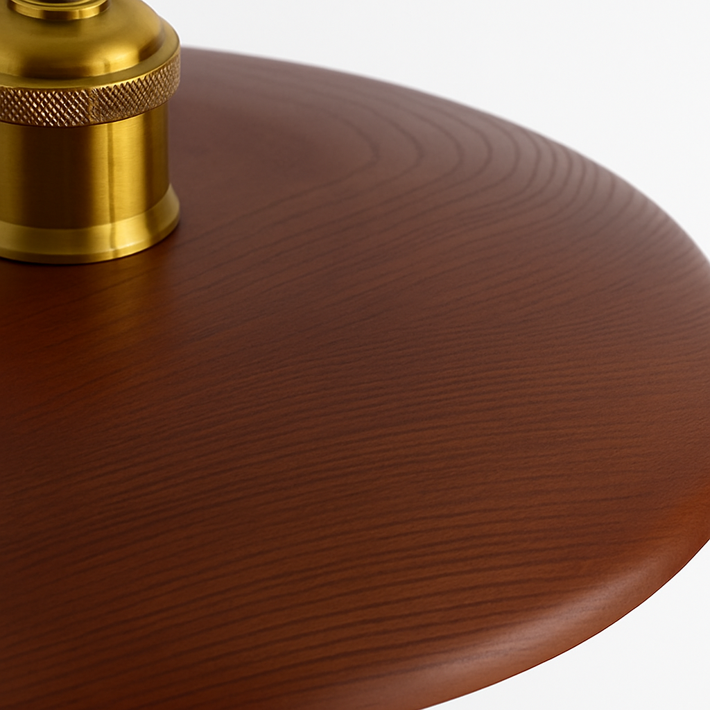 Pendelleuchte aus Holz in Ufo-Form - vue 6 sur 12