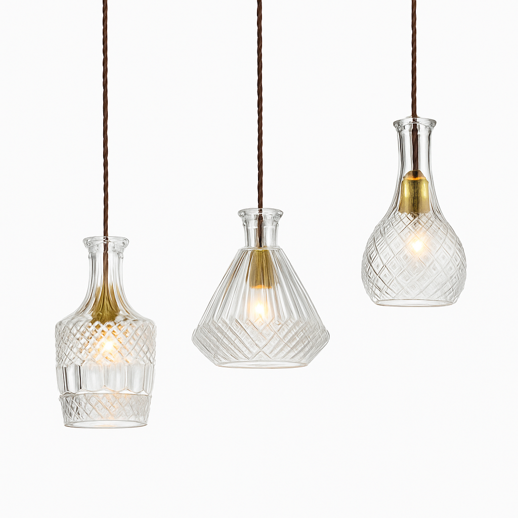 Suspension bouteilles en verre de plusieurs formes Bottle - vue 3 sur 8