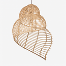 Suspension coquillage spirale en bois Pastoral