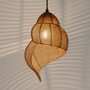 Suspension coquillage spirale en bois Pastoral