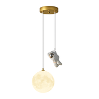 suspension créative astronaute pour chambre d'enfants décorative à led