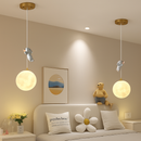 suspension créative astronaute pour chambre d'enfants décorative à led