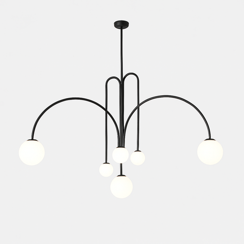 suspension créative en verre pour décoration intérieure moderne