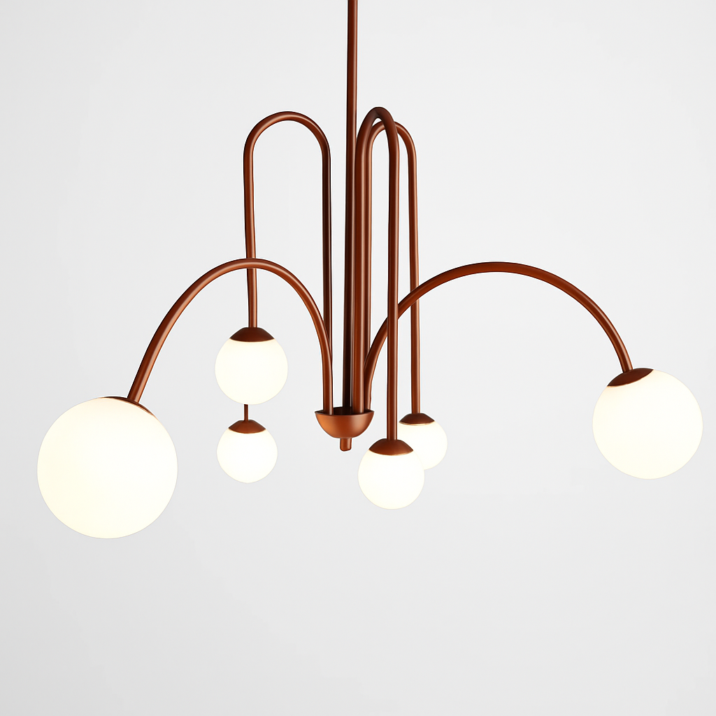 suspension créative en verre pour décoration intérieure moderne - vue 7 sur 12