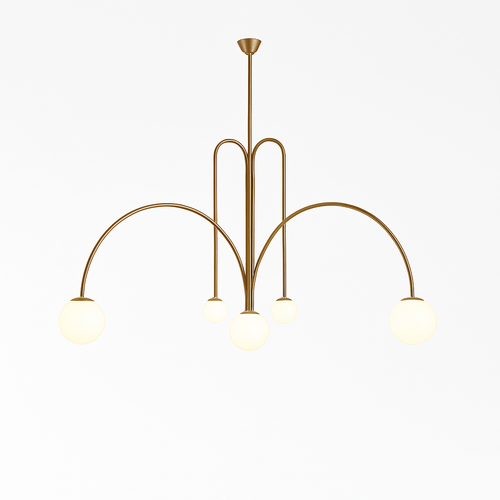 suspension créative en verre pour décoration intérieure moderne
