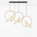 Suspension créatives d'oiseau de pie Applique murale simple salon restaurant étude lampadaire maison LED lustre de plafond de luxe