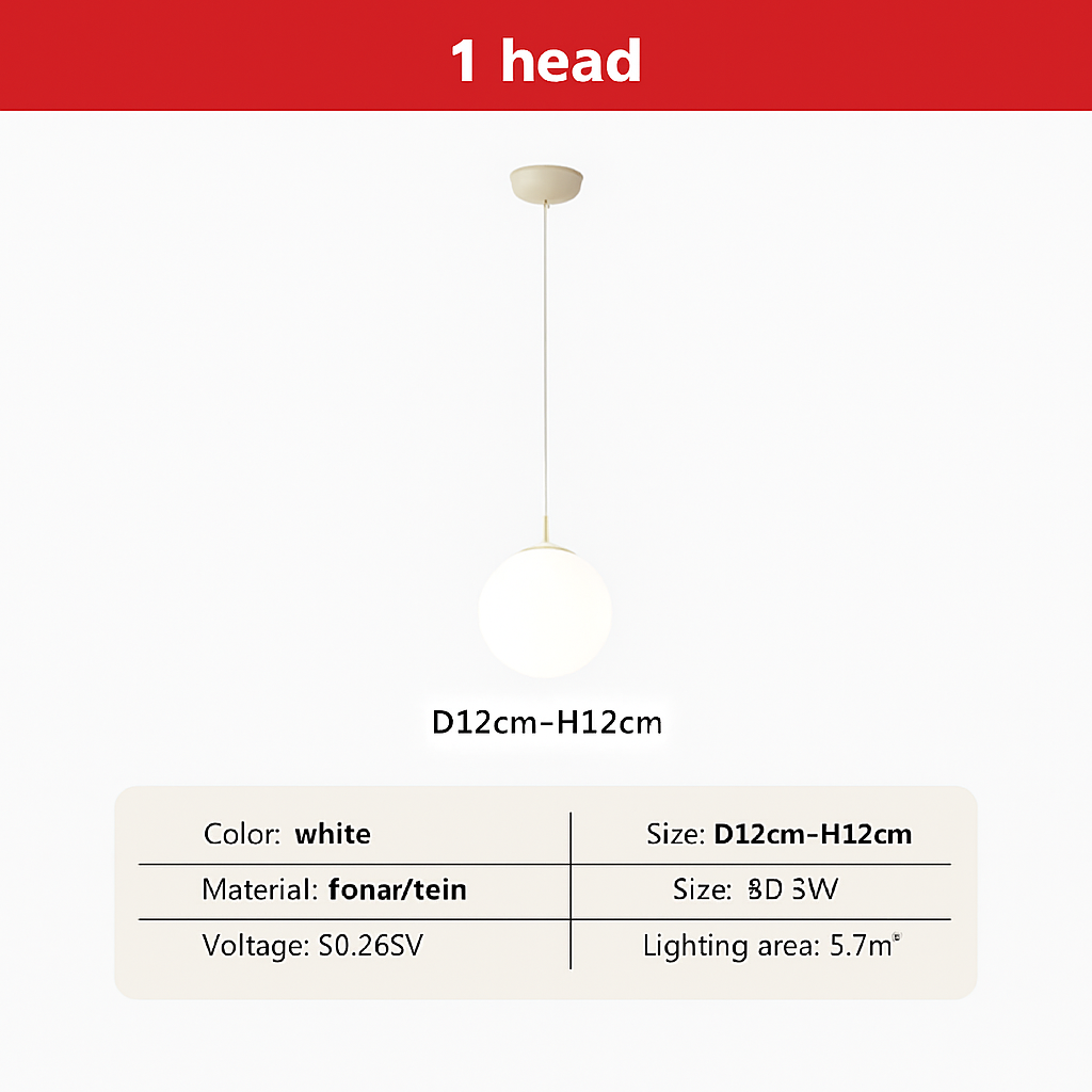 suspension danoise led boule lumineuse pour décoration intérieure - vue 27 sur 29
