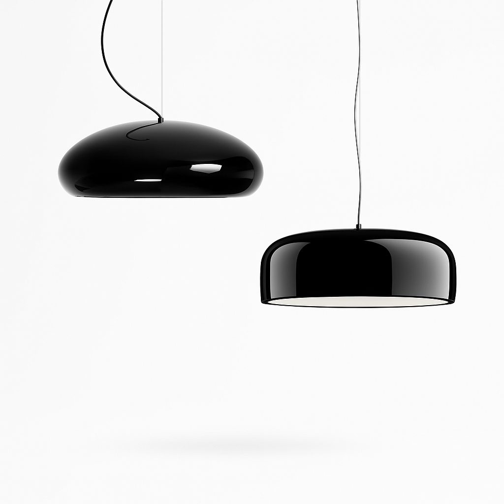 Suspension design aux formes arrondies Glossy - vue 4 sur 13