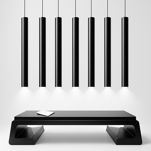 Suspension design cylindrique à LED Cob