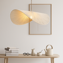 Design-Pendelleuchte aus handgeflochtenem Bambus