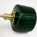 Suspension design en verre vert minimaliste japonais