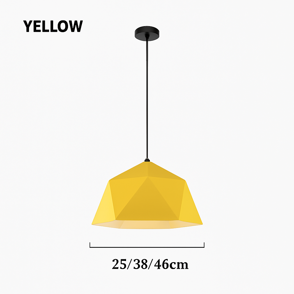 Suspension design géométrique polygonale de couleur Diamond - vue 12 sur 13
