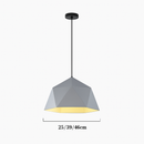 Suspension design géométrique polygonale de couleur Diamond