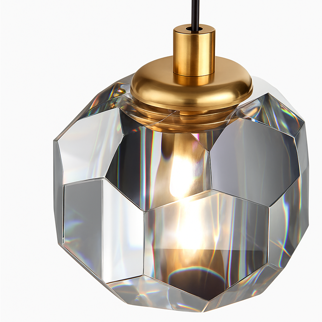 Suspension design LED à double sources lumineuses Thea - vue 6 sur 9