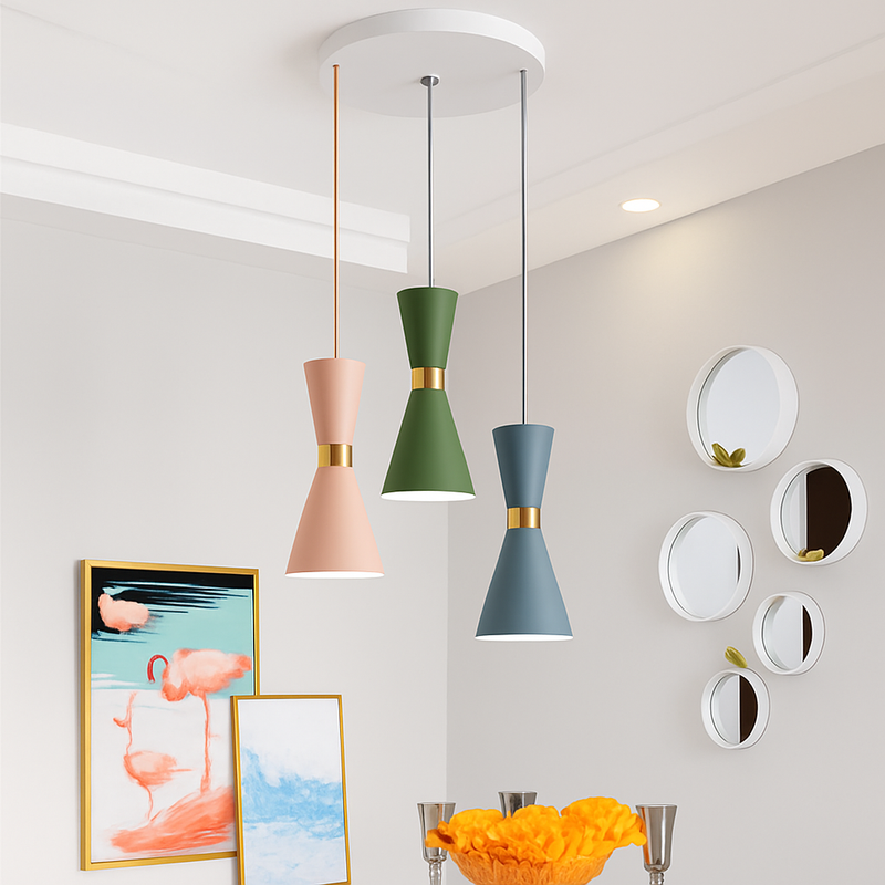 Suspension design LED en aluminium Funnel