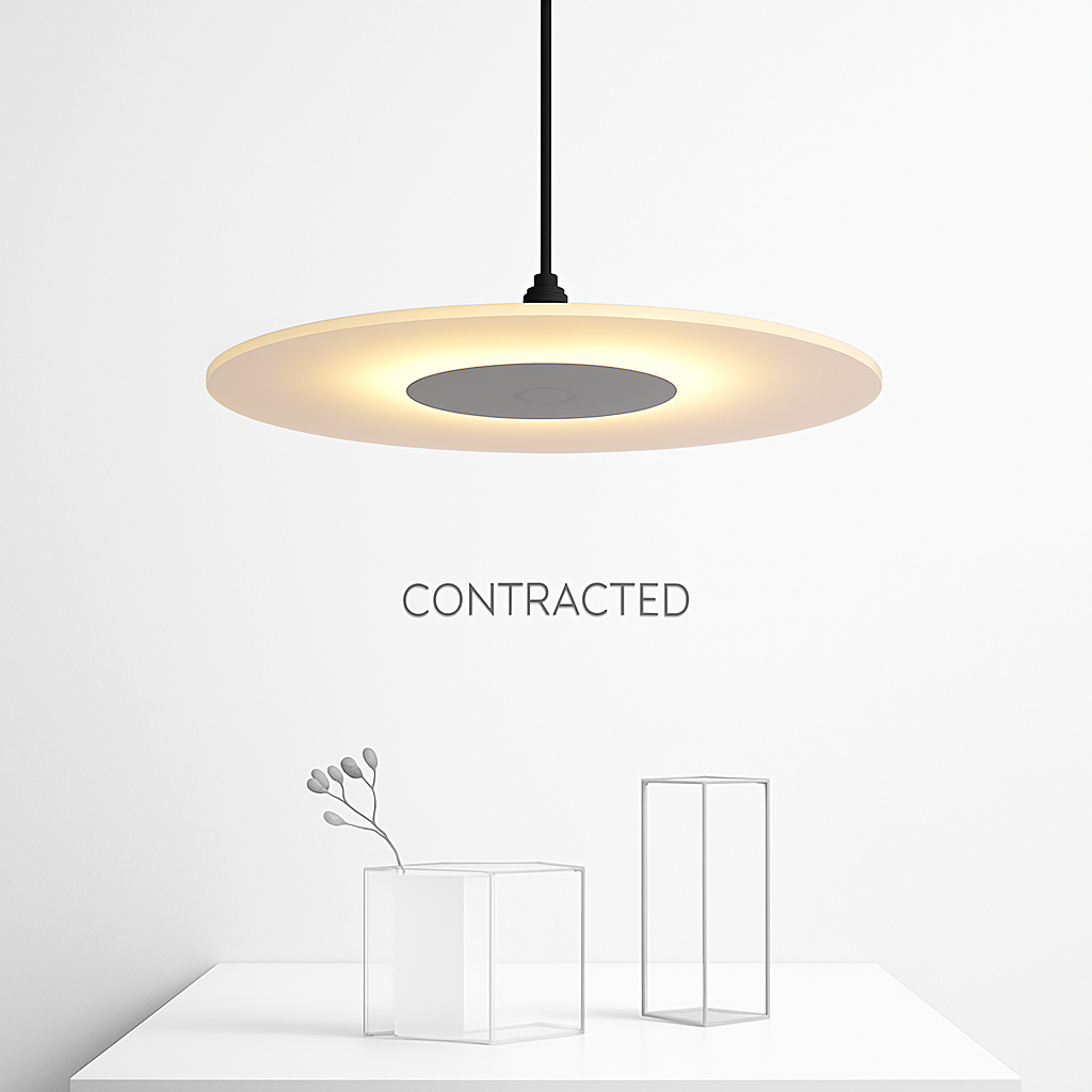 Suspension design minimaliste créative ronde - vue 3 sur 5