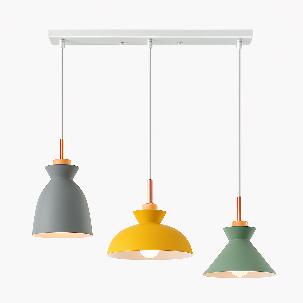 Suspension design moderne à LED de couleur Lampes - vue 15 sur 15