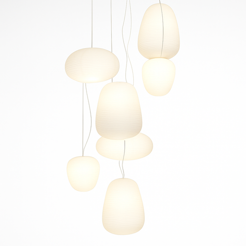 suspension design nordique en verre pour décoration intérieure