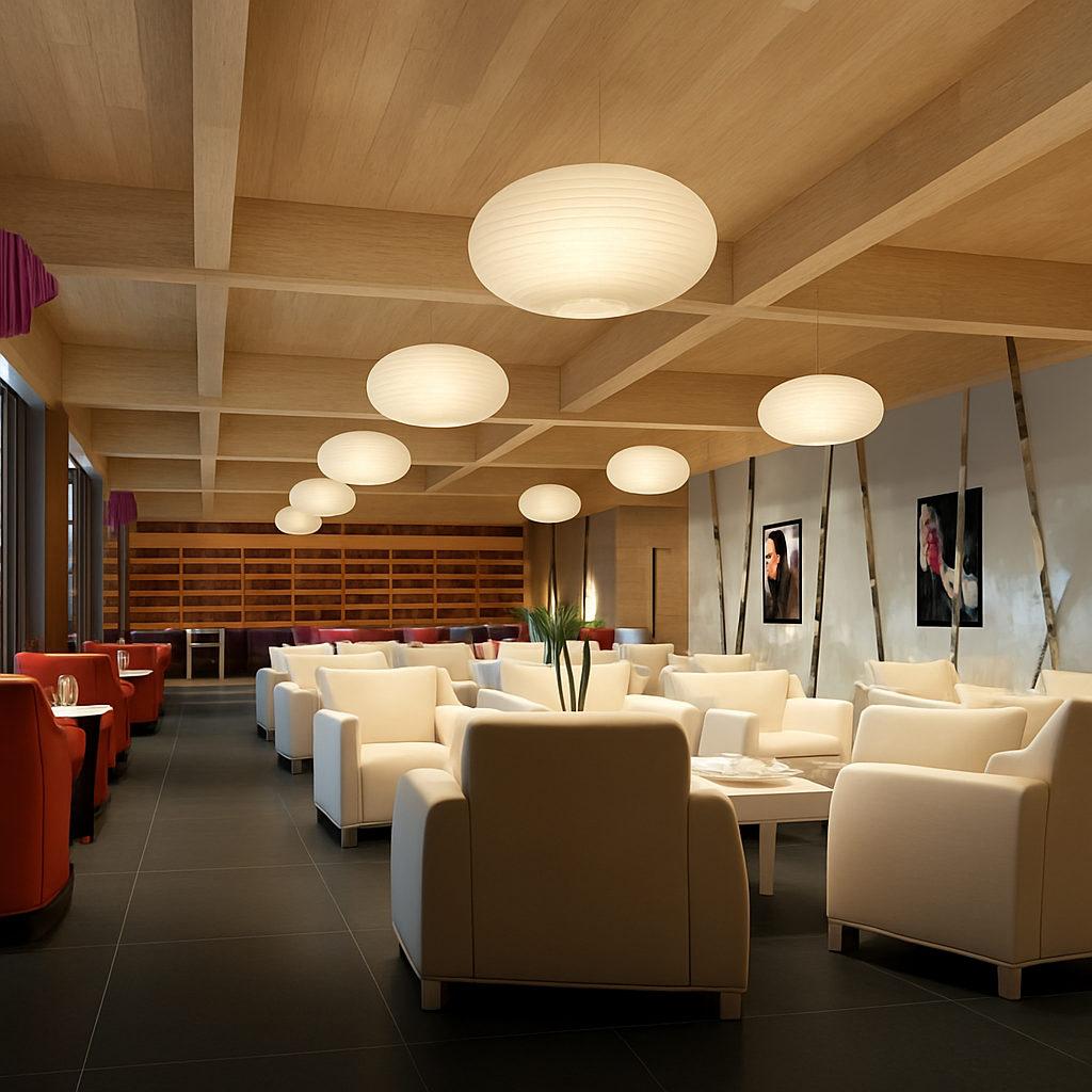 suspension design nordique en verre pour décoration intérieure - vue 4 sur 9