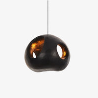 Suspension design ronde noire Aldo