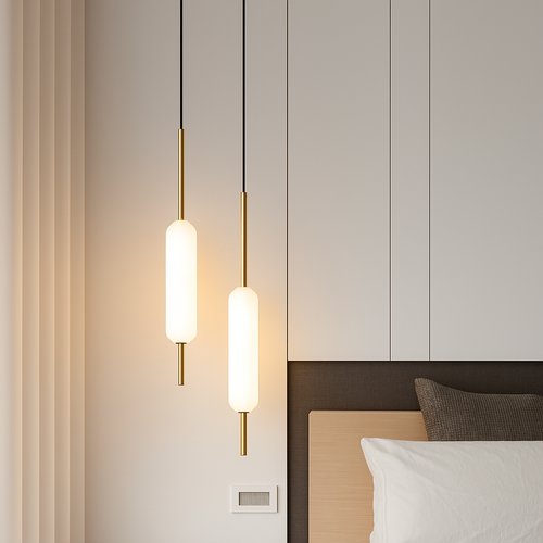 suspension double tête style nordique minimaliste