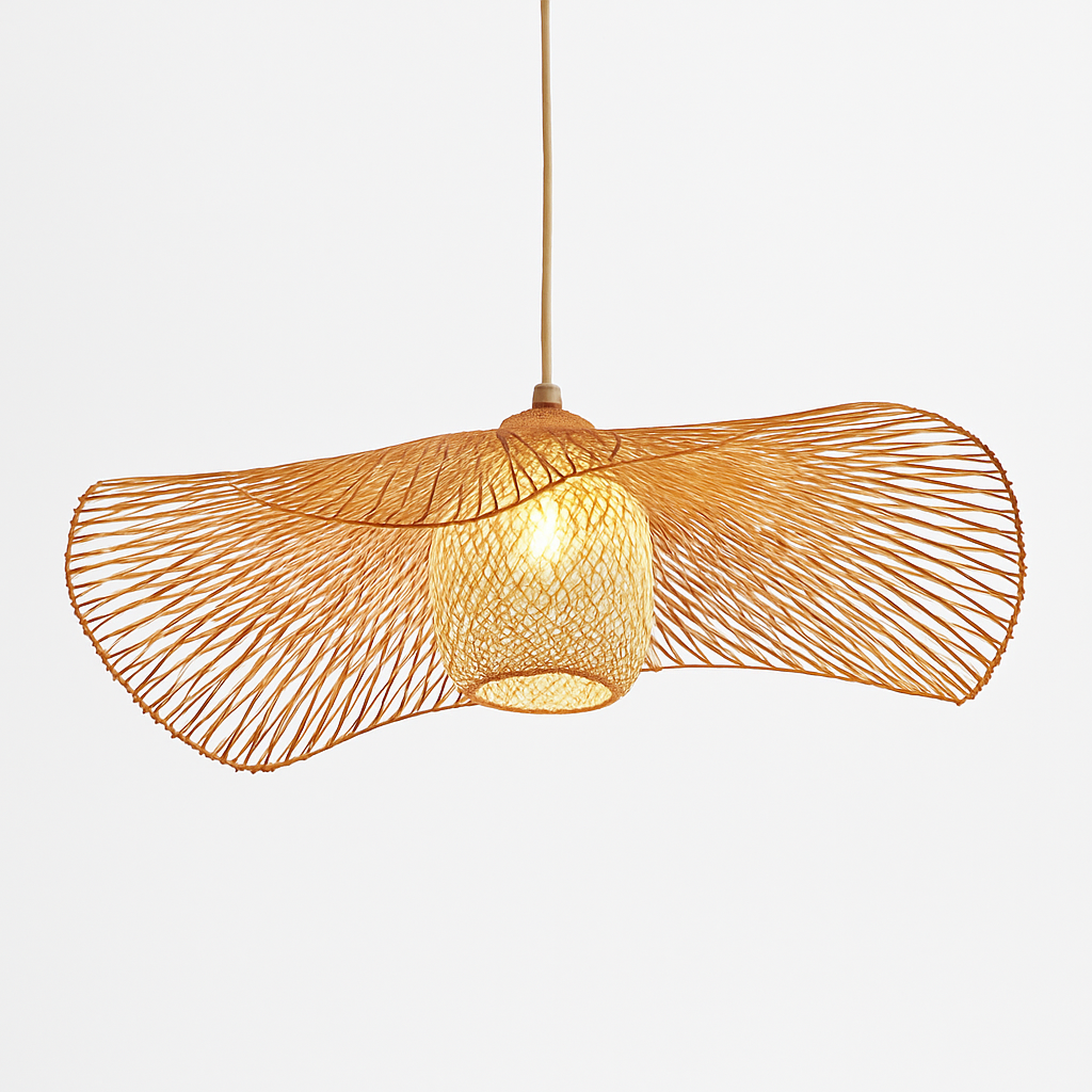 Luminaire bambou