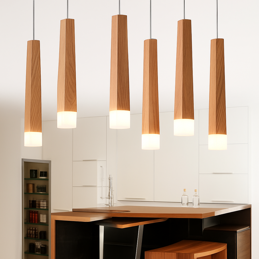 Suspension en bois moderne - vue 3 sur 12
