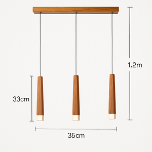 Suspension en bois moderne
