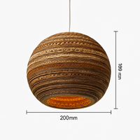 Suspension en papier carton (différentes formes)