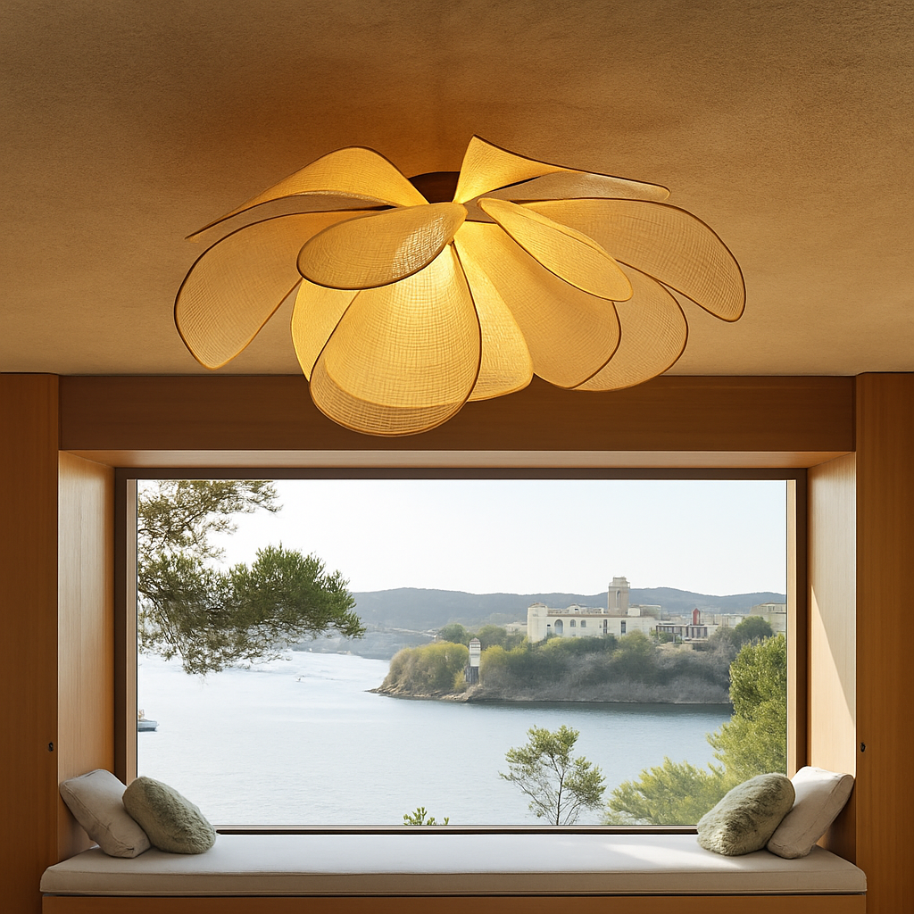suspension en rotin tissé pour un décor élégant et moderne - vue 3 sur 16
